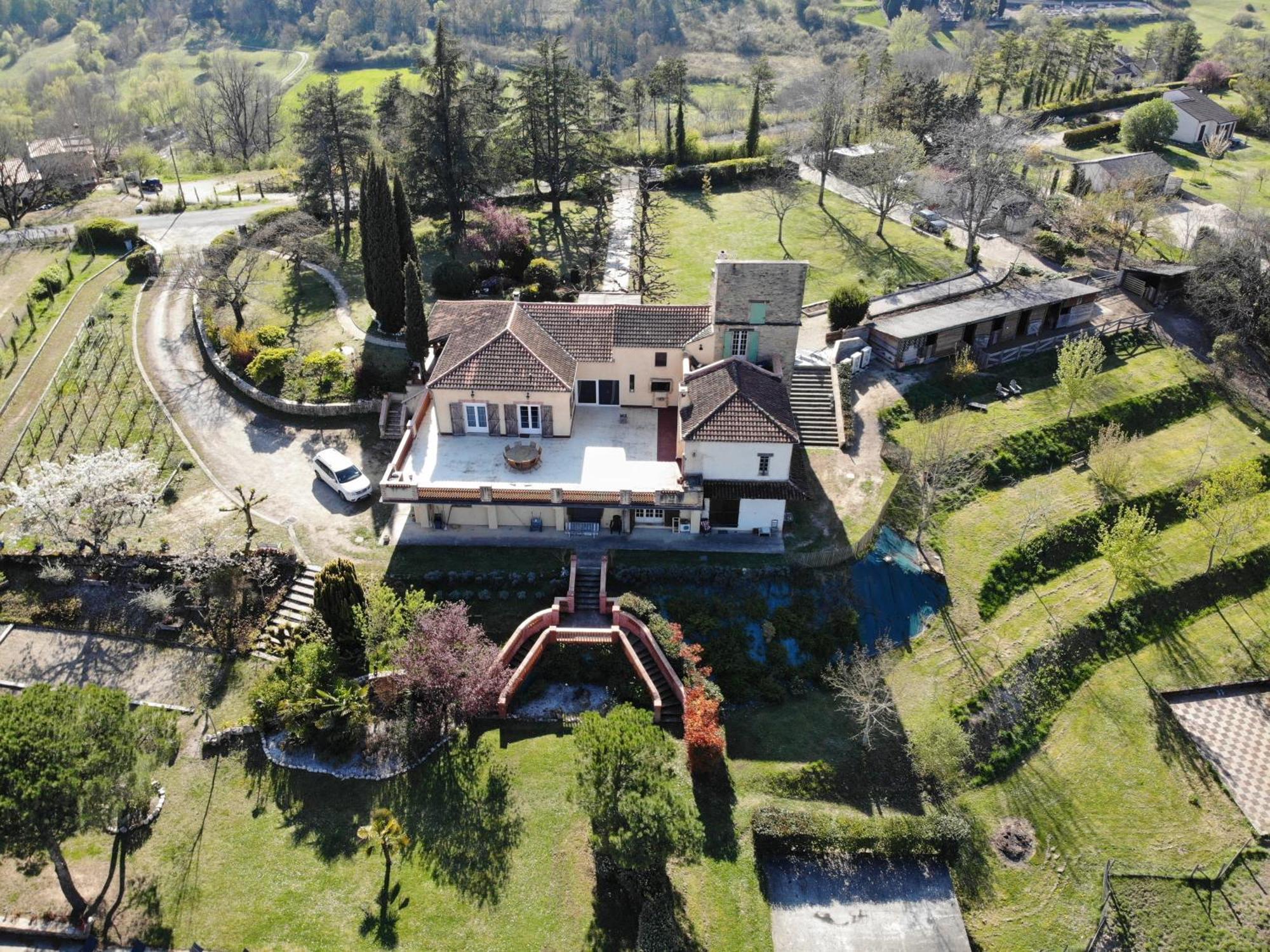Villa Les Hauts Vallons Puylaroque 外观 照片